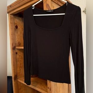 Long sleeve black Shein top